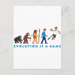 Evolution Postkarte
