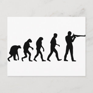 Evolution Postkarte
