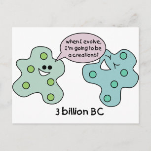 Evolution Postkarte