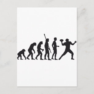 Evolution Postkarte