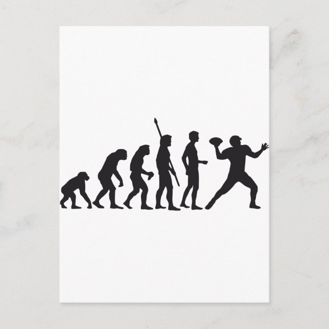 Evolution Postkarte (Vorderseite)