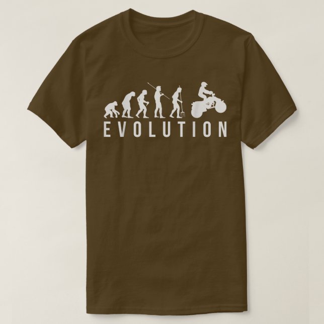 Evolution Quad Bike Rider  T-Shirt (Design vorne)