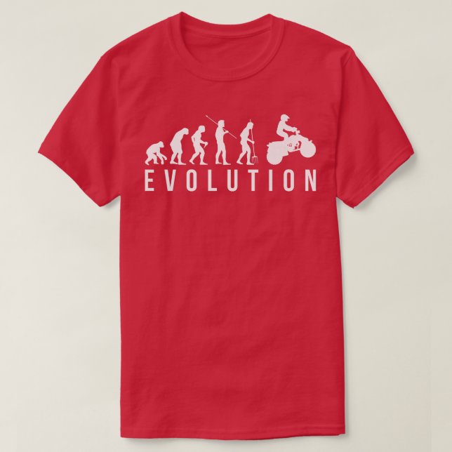 Evolution Quad Bike Rider   T-Shirt (Design vorne)