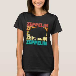 Evolution Retro Zeppelin Dirigiable Blimp-Luftschi T-Shirt