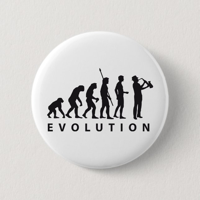 evolution saxophon button (Vorderseite)