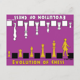 Evolution Schach, Gestaltung des Schachs nach der  Postkarte