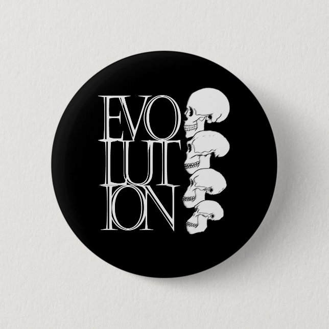 Evolution (Schwarzes) Button (Vorderseite)