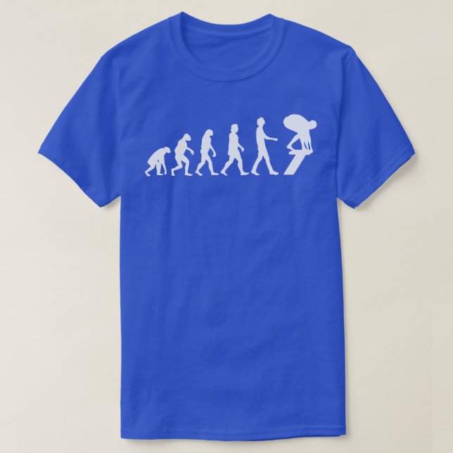 Evolution schwimmen Geschenk 2 T-Shirt (Design vorne)