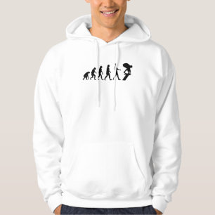 Evolution schwimmen hoodie