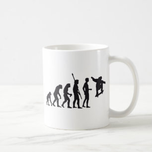 evolution skateboard kaffeetasse