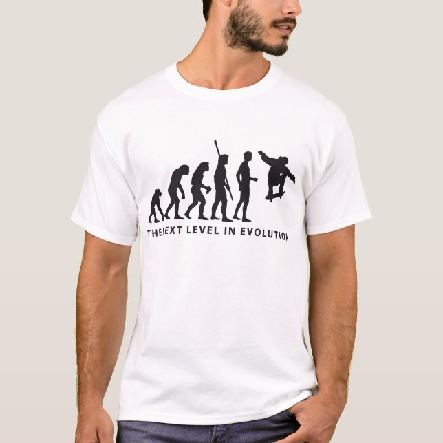 evolution skateboard T-Shirt (Vorderseite)