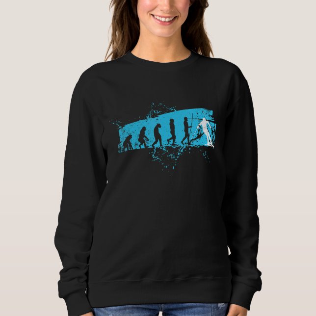 Evolution Skiing Wintersportler Sweatshirt (Vorderseite)