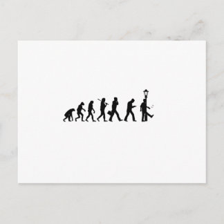 Evolution Smartphone - Funny Motive Postkarte