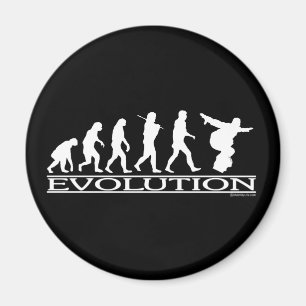 Evolution - Snowboard Magnet