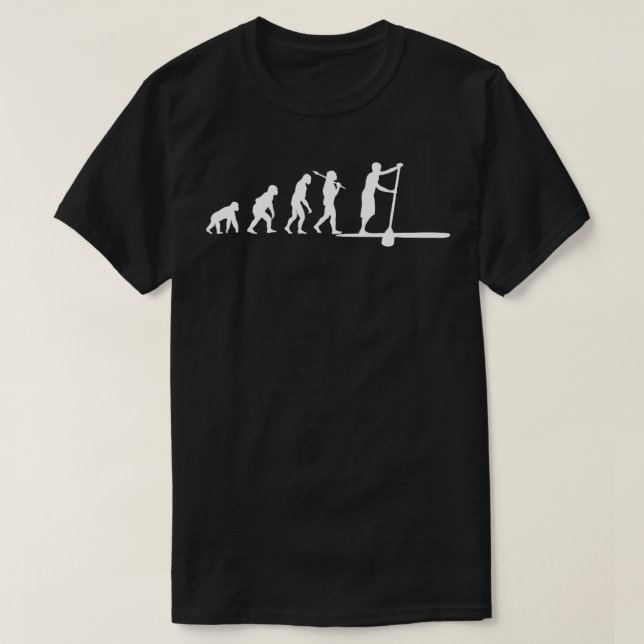 Evolution Stand up Paddle Board Funny SUP Surf T-Shirt (Design vorne)