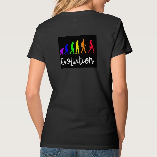 Evolution T-Shirt (Rückseite)