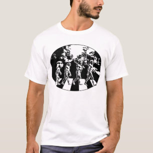 Évolution - T-shirt de parodie de route d'abbaye