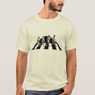 Évolution - T-shirt de parodie de route d'abbaye