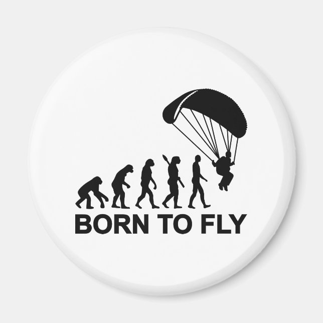 Evolution Tauchen geboren fliegen Magnet (Vorne)