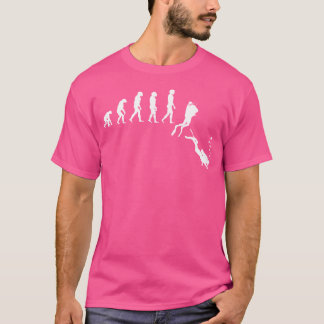 Evolution Tauchen Tauchen Unterwassertaucher T-Shirt