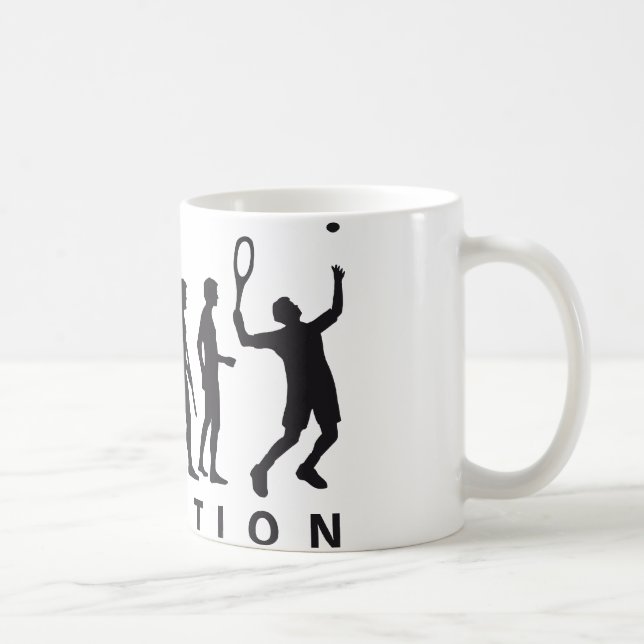 evolution tennis kaffeetasse (Rechts)