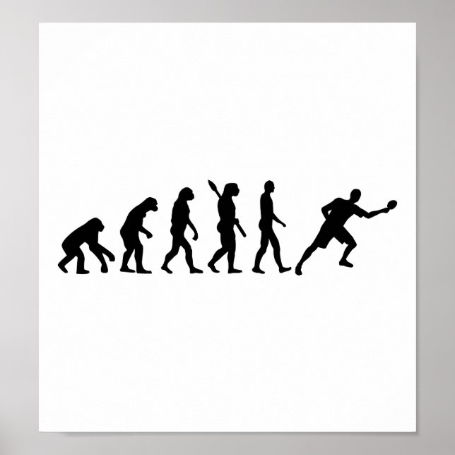 Evolution Tischtennisplatte Poster (Vorne)