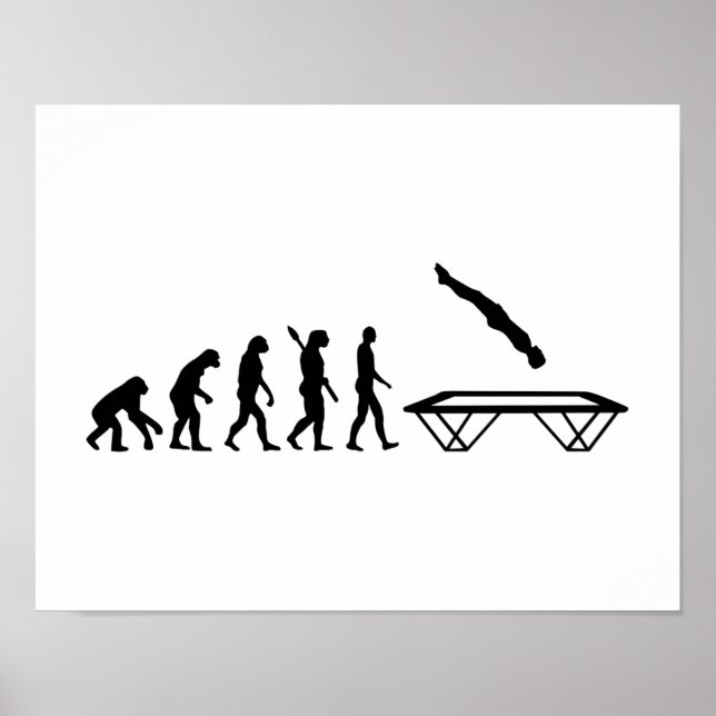Evolution Trampoline Poster (Vorne)