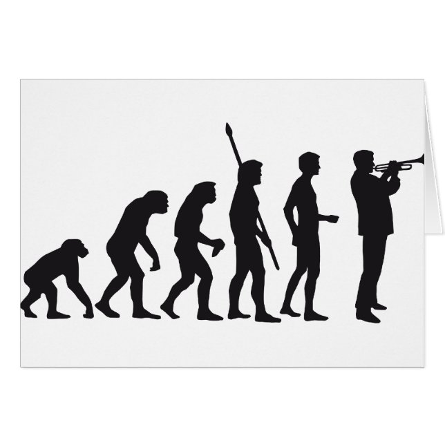 evolution trumpet player (Vorderseite (Horizontal))