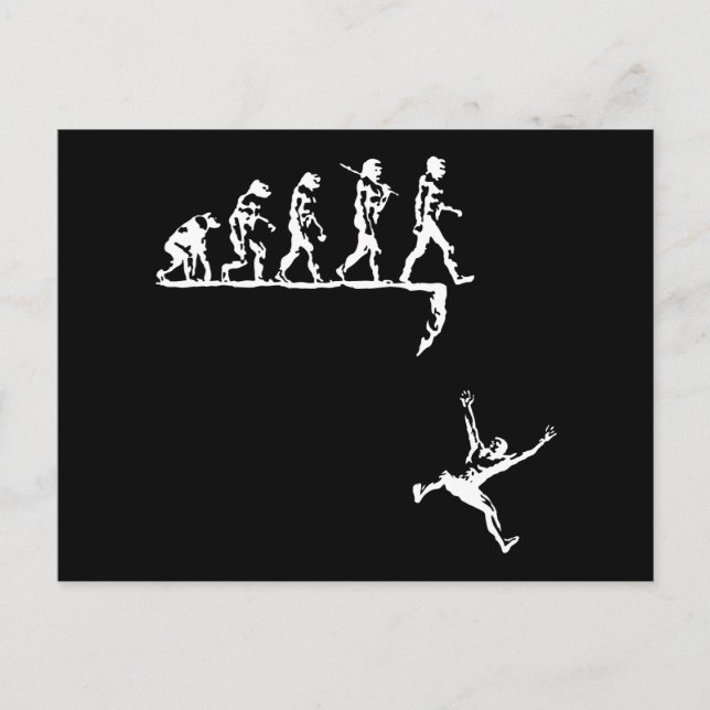 Evolution und Ziel Postkarte (Vorderseite)