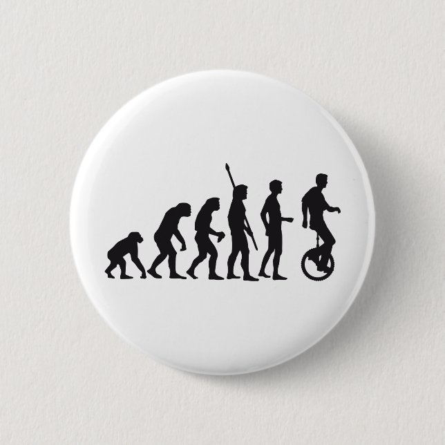 evolution unicycle button (Vorderseite)