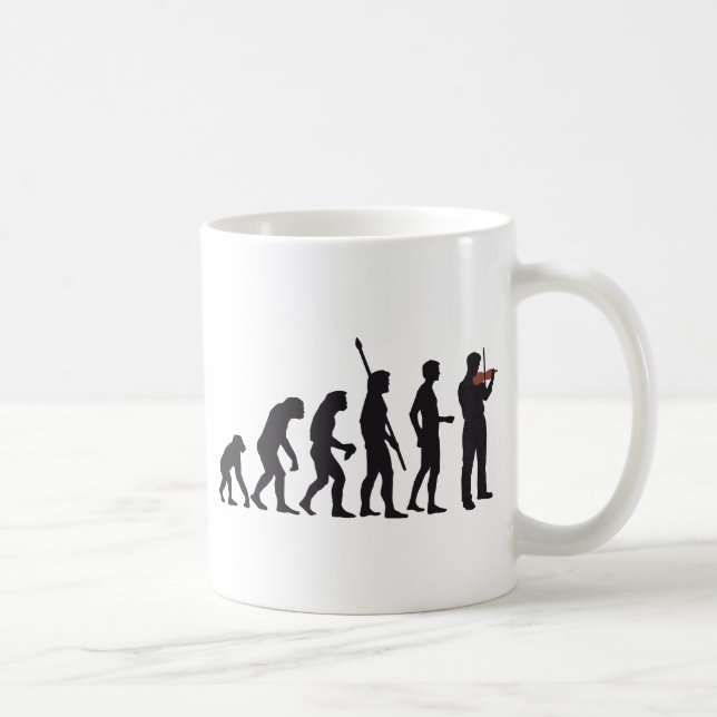 evolution violin kaffeetasse (Rechts)