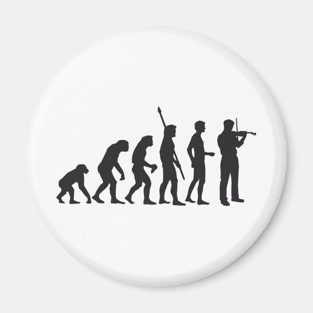 evolution violin magnet (Vorne)