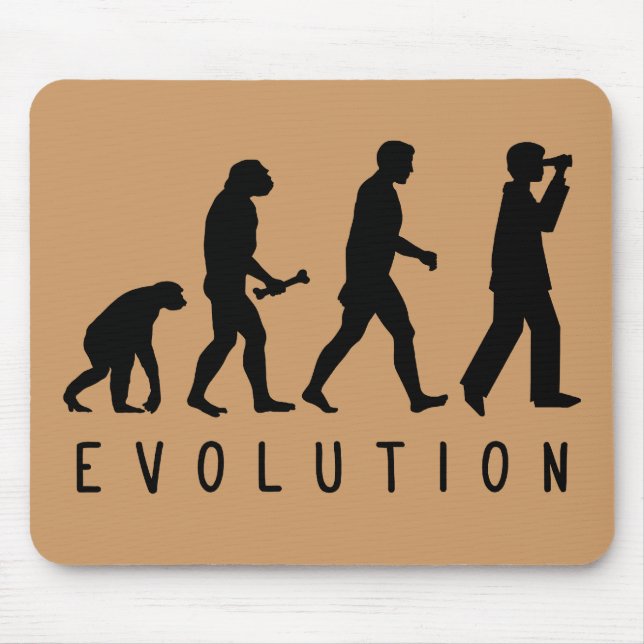 Evolution: Vogelbeobachter Mousepad (Vorne)