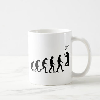 Evolution von Badminton Kaffeetasse