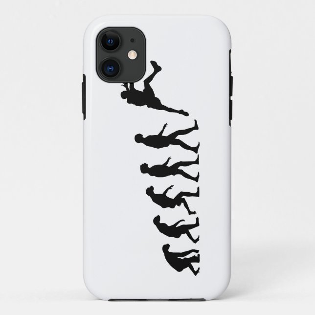 Evolution von Basketball  Case-Mate iPhone Hülle (Rückseite)