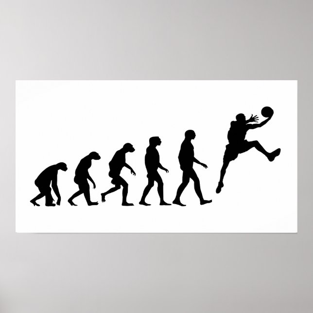 Evolution von Basketball Poster (Vorne)