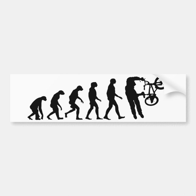 Evolution von BMX Autoaufkleber (Vorne)