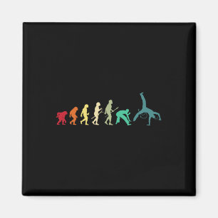 Evolution von Capoeira - brasilianische Kampfkunst Magnet