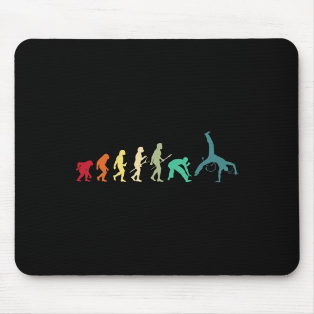 Evolution von Capoeira - brasilianische Kampfsport Mousepad (Vorne)