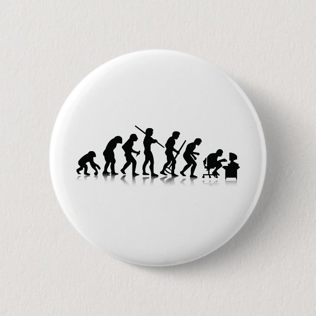 Evolution von Computerberatern Button (Vorderseite)