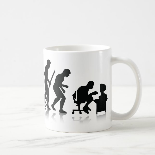 Evolution von Computerberatern Kaffeetasse (Rechts)