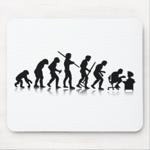 Evolution von Computerberatern Mousepad