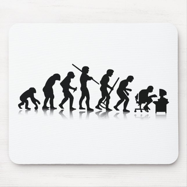 Evolution von Computerberatern Mousepad (Vorne)
