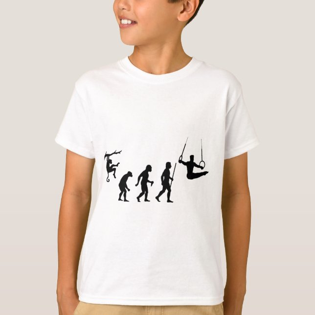 Evolution von Gymnastik T-Shirt (Vorderseite)
