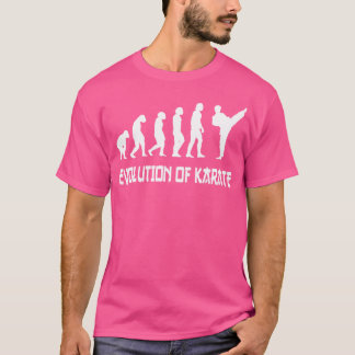 Evolution von Karate T-Shirt