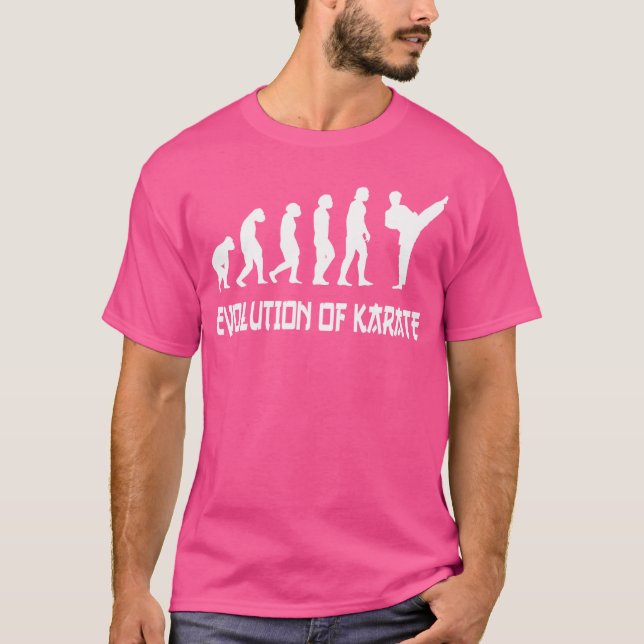 Evolution von Karate T-Shirt (Vorderseite)