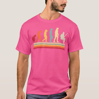 Evolution von Man Bassoons Retro Vintag Music Orch T-Shirt