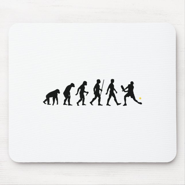 Evolution von Pickleball Pickle Ball lustig Mousepad (Vorne)