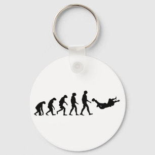 Evolution von Skydiving Schlüsselanhänger