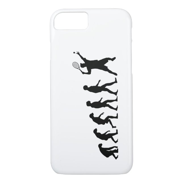 Evolution von Tennis iPhone 7 Fall Case-Mate iPhone Hülle (Rückseite)